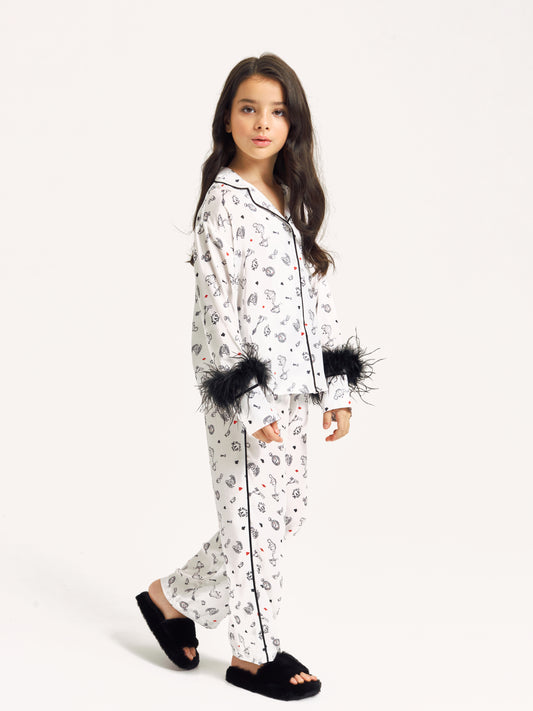 COMING SOON* Luxe Kids' Silk Fur Trim Set (Copy)