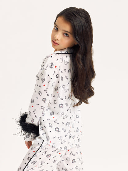 COMING SOON* Luxe Kids' Silk Fur Trim Set (Copy)