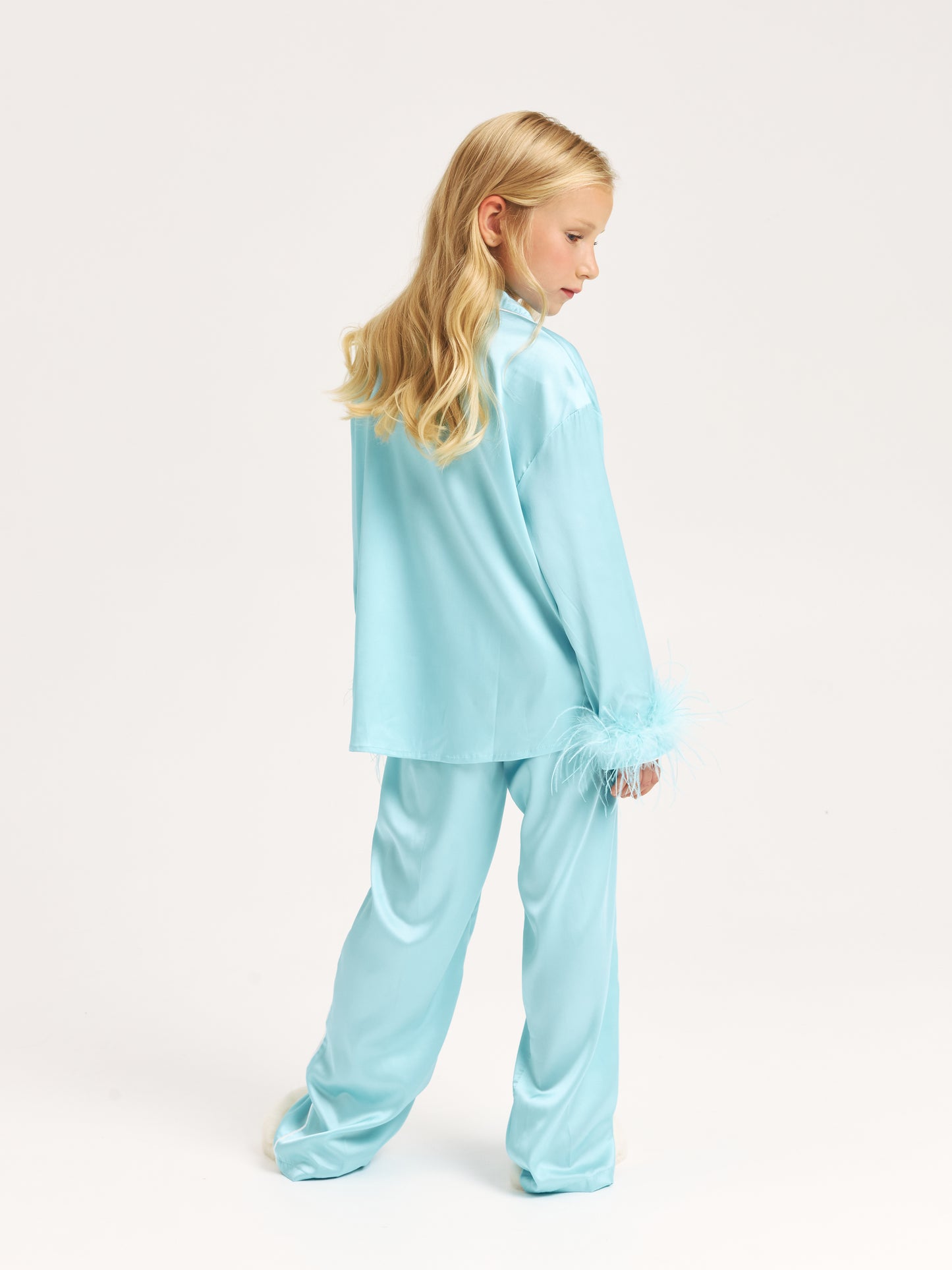 COMING SOON* Luxe Kids' Silk Fur Trim Set