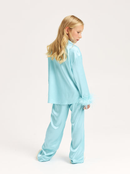 COMING SOON* Luxe Kids' Silk Fur Trim Set