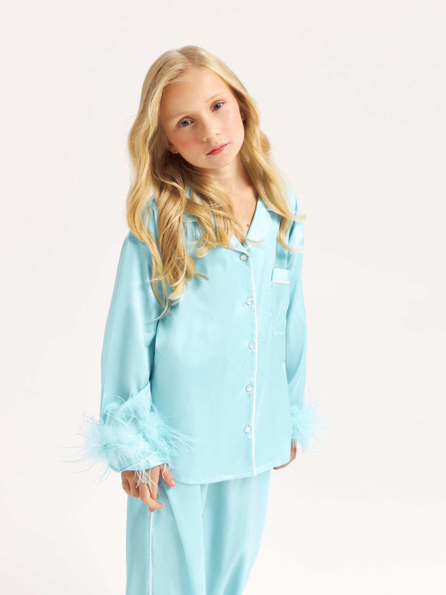 COMING SOON* Luxe Kids' Silk Fur Trim Set