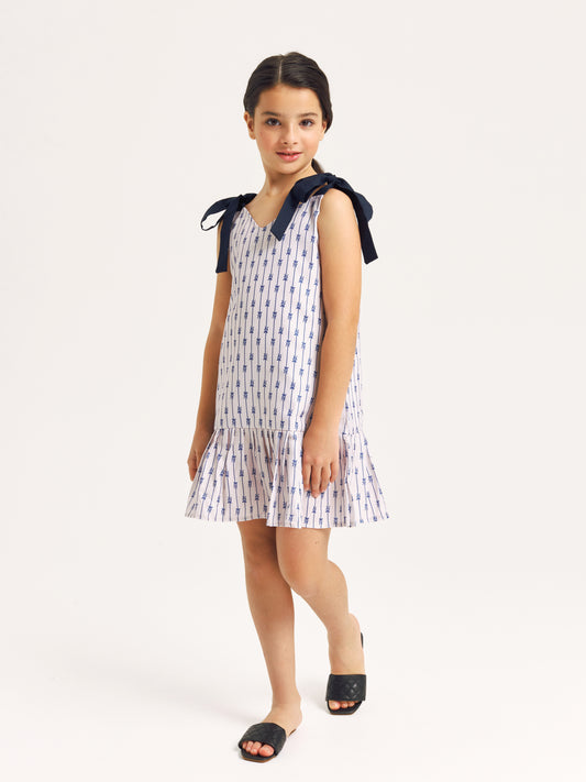 VERA Linen Bow Dress