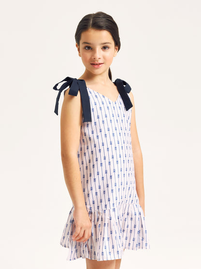 VERA Linen Bow Dress