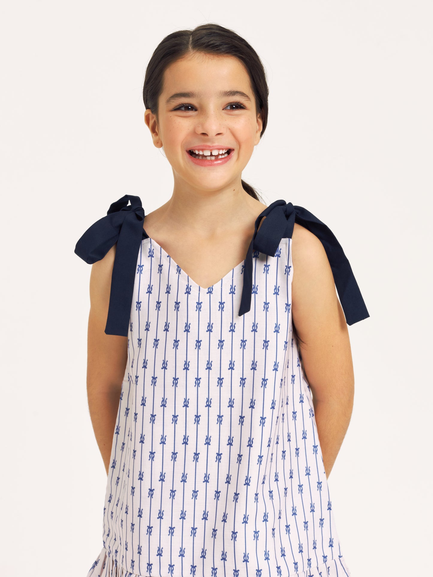 VERA Linen Bow Dress