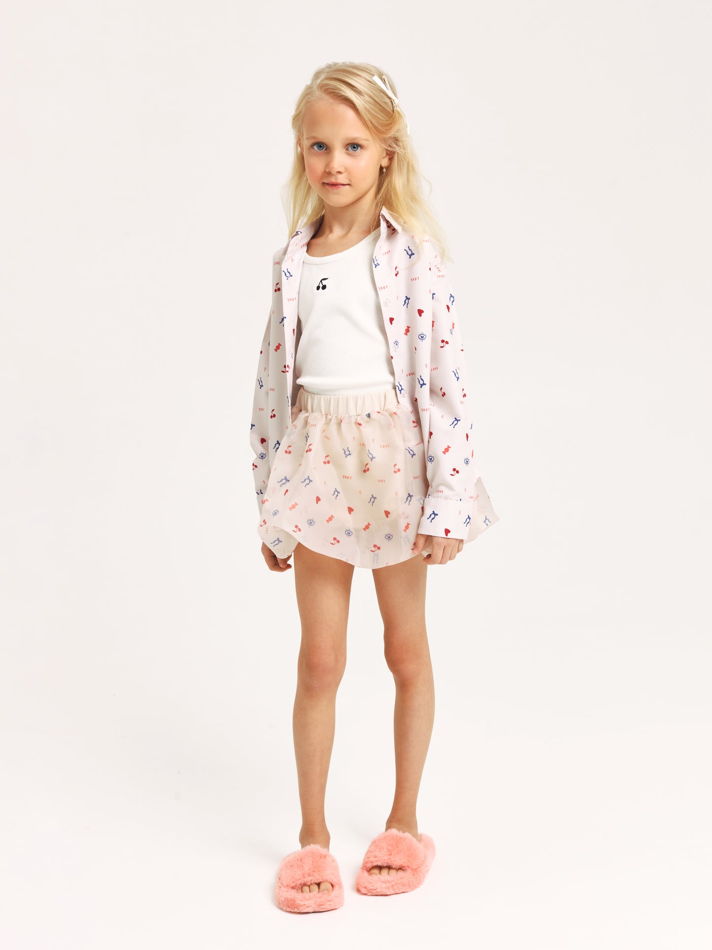 MIRA Puffy Organza Mini Skirt