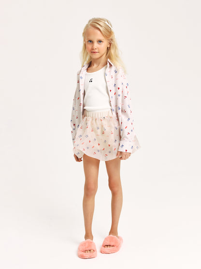 MIRA Puffy Organza Mini Skirt